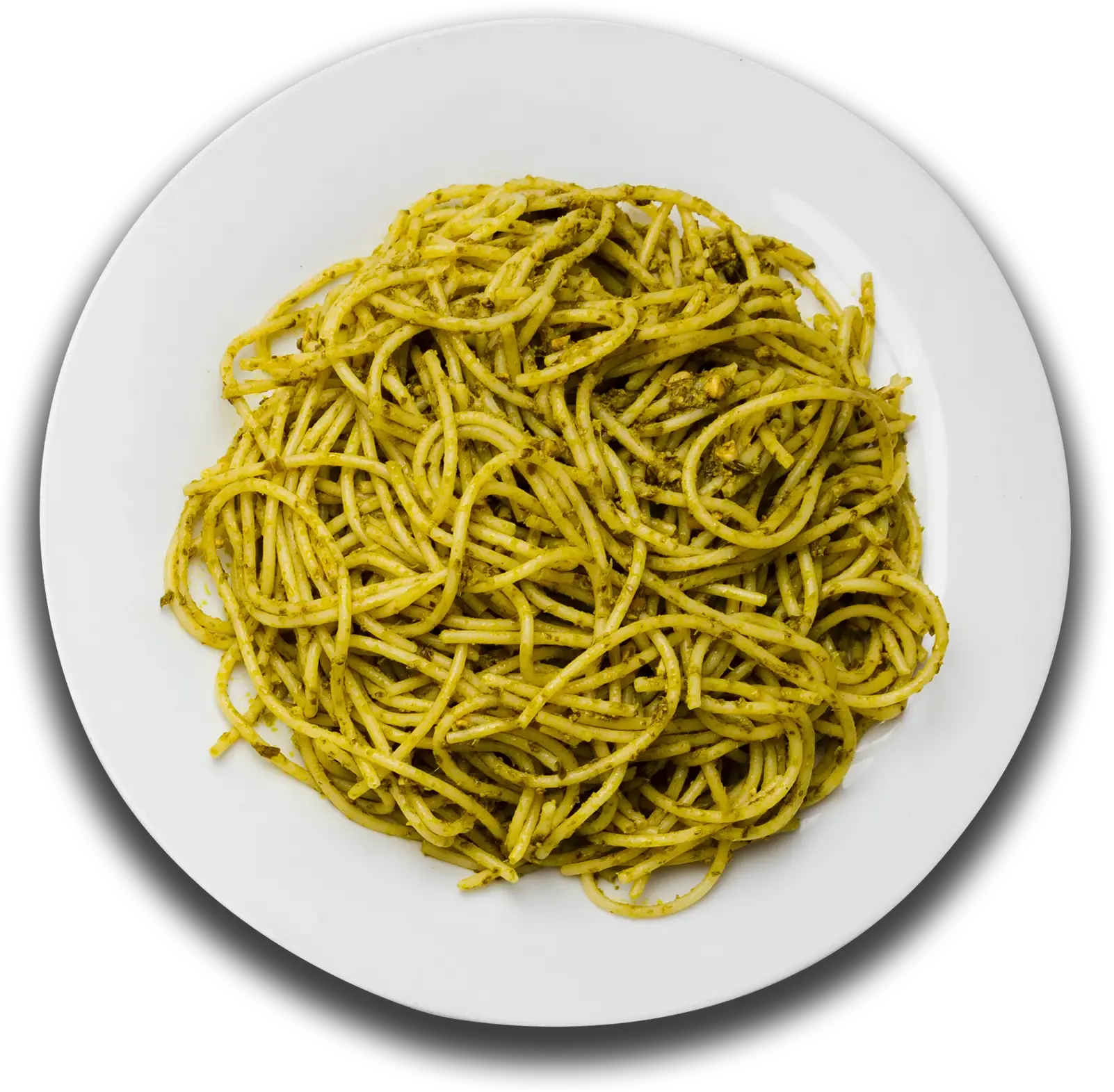 a plate of spagettie